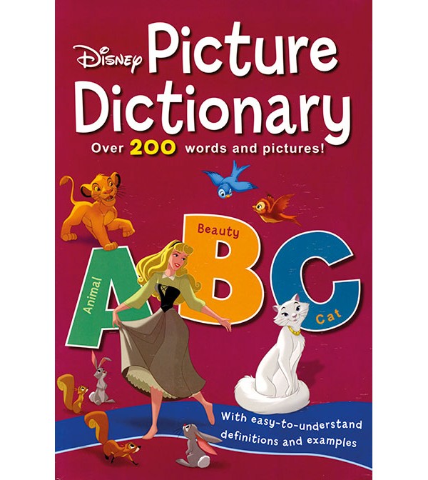 Disney Picture Dictionary Over 200 Words and Pictures