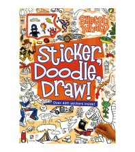 Sketch What? Sticker Doodle Draw {Orange}