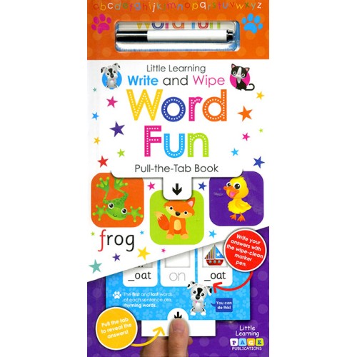 Little Learning Write and Wipe Word Fun