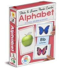 Alphabet Building Blocks Slide & Learn Flash Cards