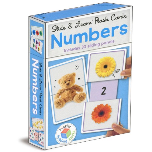 Numbers Building Blocks Slide & Learn Flash Cards