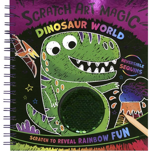 Scratch Art Magic Dinosaur World