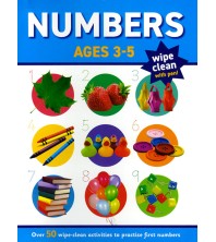 Numbers Wipe Clean with Pen