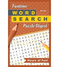 Funtime Word Search Puzzle Digest (Brown)