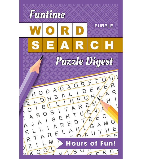 Funtime Word Search Puzzle Digest (Purple)