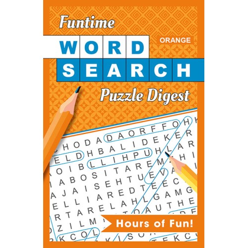 Funtime Word Search Puzzle Digest (Orange)