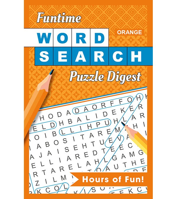 Funtime Word Search Puzzle Digest (Orange)