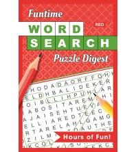 Funtime Word Search Puzzle Digest (Red)