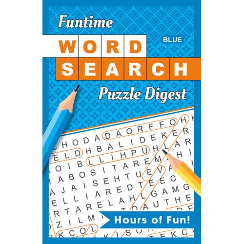 Funtime Word Search Puzzle Digest (Blue)