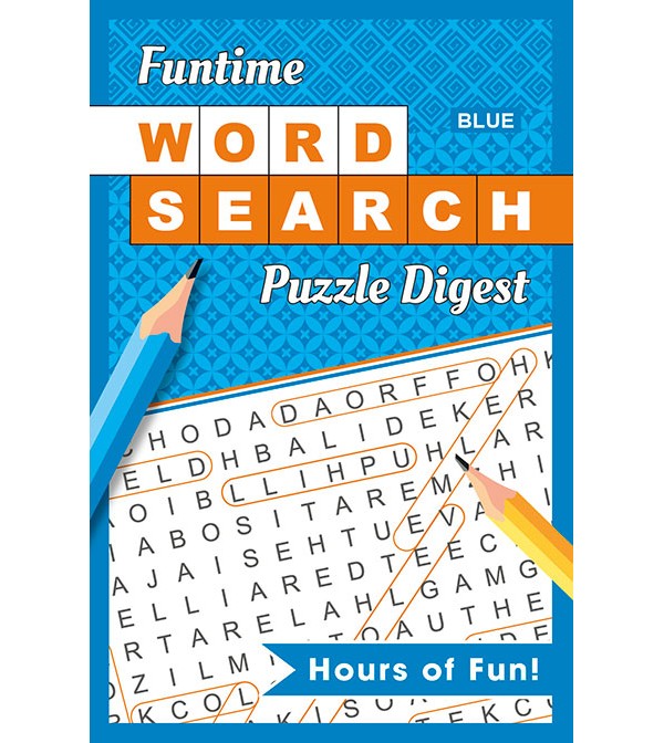 Funtime Word Search Puzzle Digest (Blue)