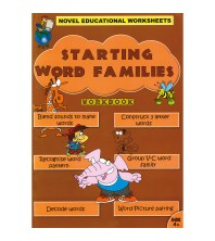 Novel Educational Starting Word Families Workbook