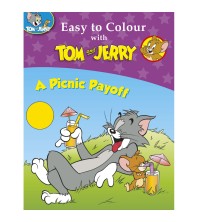 Easy to Colour with Tom and Jerry a Picnic Payoff