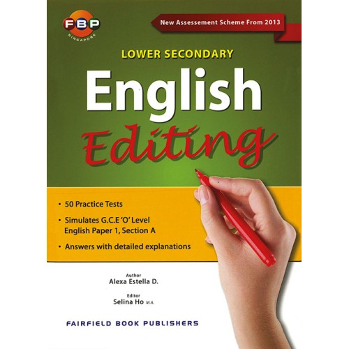 FBP Lower Secondary English Editing