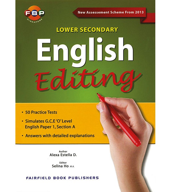 FBP Lower Secondary English Editing