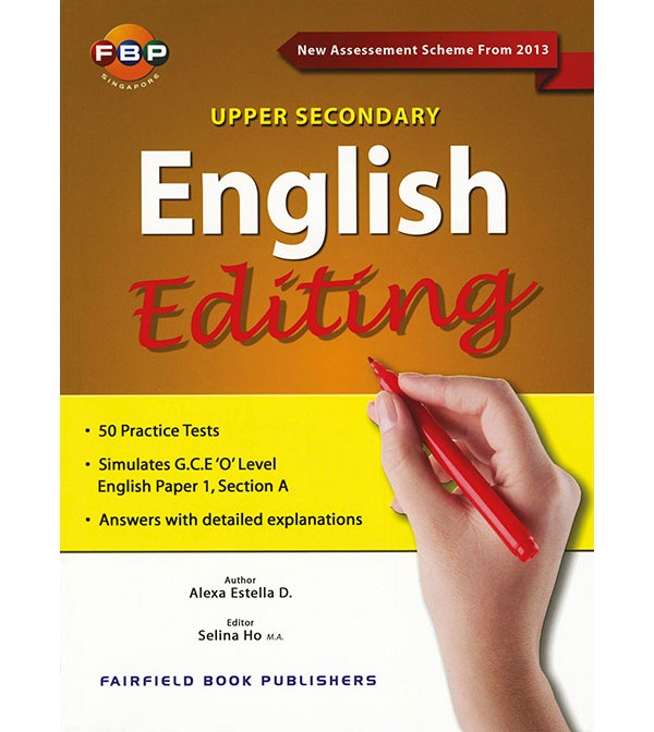 FBP Upper Secondary English Editing